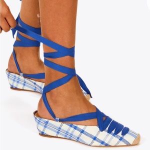 Tory Burch Florence lace up espadrilles